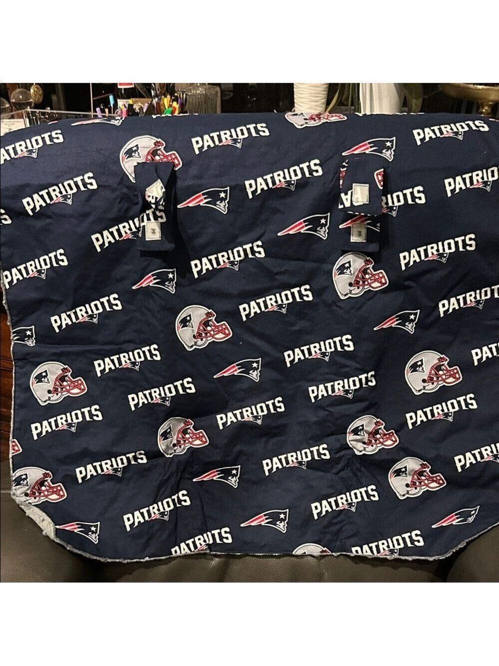 Patriots Car seat Canopy  - Navy Blue - Picture 2 of 5